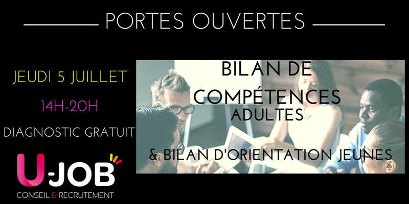 Porte ouvertes bilan d'orientation et compétences